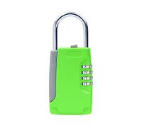 Hidden Key Safe Box, 4-Digital Password Combination Lock with Hook Mini Metal Secret Box for Home Villa Caravan(Groen)