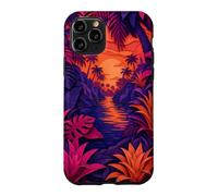 Hidden Lagoon Surrounded By Palms And Bromeliads Case for iPhone 11 Pro