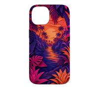 Hidden Lagoon Surrounded By Palms And Bromeliads Case for iPhone 14