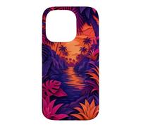 Hidden Lagoon Surrounded By Palms And Bromeliads Case for iPhone 14 Pro