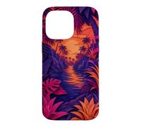 Hidden Lagoon Surrounded By Palms And Bromeliads Case for iPhone 14 Pro Max
