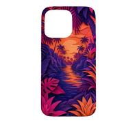Hidden Lagoon Surrounded By Palms And Bromeliads Case for iPhone 15 Pro Max