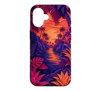 Hidden Lagoon Surrounded By Palms And Bromeliads Case for iPhone 16
