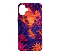 Hidden Lagoon Surrounded By Palms And Bromeliads Case for iPhone 16 Plus