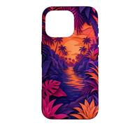 Hidden Lagoon Surrounded By Palms And Bromeliads Case for iPhone 16 Pro