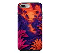 Hidden Lagoon Surrounded By Palms And Bromeliads Case for iPhone 7 Plus/8 Plus