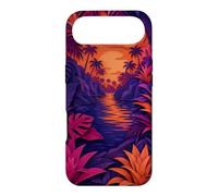 Hidden Lagoon Surrounded By Palms And Bromeliads Case for iPhone Air