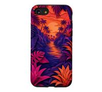 Hidden Lagoon Surrounded By Palms And Bromeliads Case for iPhone SE (2020) / 7/8
