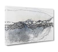 Hidden Lake In Whistler Canada Canvas Print | Gallery Wrapped 30mm Frame Wall Art | 30x20 inches | Ready to Hang | Modern Landscape Picture | Living Room Bedroom Lounge Office