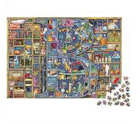 Hidden Letters Jigsaw Puzzles for Adults 1000 Piece Toys Family Games Birthday Gifts for Learning Educational Boys Girls,Prevention of Dementia in The Elderly(Using Spatial Imagination Skills) 1000pcs