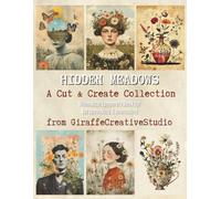 Hidden Meadows Collage Book: Whimsical Floral and Nature-Themed Background Papers for Junk Journals, Scrapbooking, and Mixed Media Art: 60+ cozy ... textures (Paper Tales Cut and Collage)