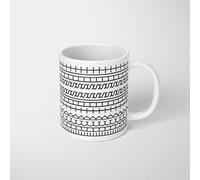 Hidden Message Mug Secret Code Pattern Puzzle Design Clever Mystery Optical Illusion Coffee Cup Funny Reveal Quote Novelty Gift For Him Her Work Office Colleague Secret Santa Christmas Ceramic