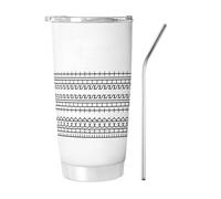 Hidden Message Mug Tumbler Mug with Straw 350ml Travel Coffee Cup Insulated Tumbler Stainless Steel Drinkware with Invisible Message for Camping Apartment Hotel Chocolate Water Tea Use