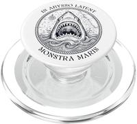 Hidden Monsters of the Deep Vintage Shark PopSockets PopGrip for MagSafe
