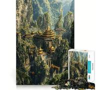 Hidden Mountain Sanctuary 1000 Teenager Pieces Jigsaw Puzzle Home Play DIY Play Home Activity Furniture Decor (50x75cm)