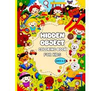 Hidden Object Coloring Book For Kids: Interactive Hidden Object Coloring Book with Search and Find Activities for Young Learners.