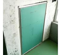 Hidden Paintable Access Panel for Drywall, Click to Open Access Door Concealed Hinge Design, Plumbing/Wiring/Alarm Wall Hole Cover Flush Mount