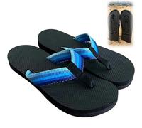 Hidden Penis Flops, Funny Dick Flops, Parody Creative Penis Slippers, Summer Beach Comfort Non Slip Sandal, Men's Beach Sandals (40 EU,Blue)