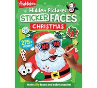 Hidden Pictures Sticker Faces: Christmas: Hidden Pictures Puzzles and Holiday Activity Book with Over 275 Festive Character Stickers, Christmas Stocking Stuffer for Kids 3-6