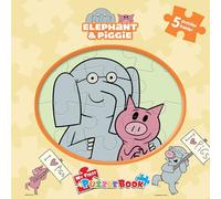 Hidden Pigeon Company Mo Willems: Elephant & Piggie My First Puzzle Book - Jigsaw Puzzles for kids, 10-page board book, 5 puzzles to enjoy