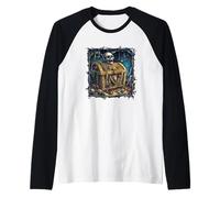 Hidden Pirate Treasure Chest for Adventure Seekers Raglan Baseball Tee
