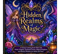 Hidden Realms of Magic: A Fantasy Coloring Book Filled with Fairies, Dragons, Enchanted Forests, Magical Kingdoms, and Mystical Wonders for Adults and Teens (Escape Into Color Collection)