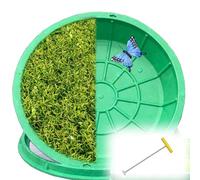 Hidden Removable Drain Cover with Key & Base Invisible Septic Tank Lid for Outdoor Use Weatherproof Design for Lawns & Yards - Durable & Secure Solution