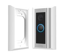 Hidden River Lab Ring Doorbell Mount Genuine Wall Plate for Ring Wired Doorbell PRO (Formerly Ring PRO2) - Premium Adapter Plate - White