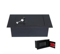 Hidden Safe Floor Box - Secure Lockbox with Key for Home Security, Concealed Storage, Theft Protection for Valuables and Cash
