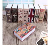 Hidden Security Dictionary Safe Box for Cash and Valuables - Portable Lock Book Storage Locker for Money Jewelry with 2 Keys (Butterfly Type)