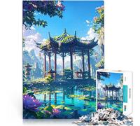 Hidden Shrine1000 Piece teenager Puzzles Challenging To Complete But Fun And Humorous is ideal as a gift for the whole family 38x26cm