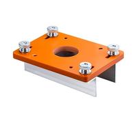 Hidden Slot Fixing Tool - 2 in 1 Template for Grooving and Positioning Connector | Aluminium Alloy Milling Machine Model | Professional Carpentry Utensil for Wardrobe, Wardrobe