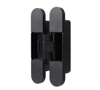Hidden Three-Dimensional Adjustable Hinge Wooden Door Folding Concealed Cross 180 Degrees(Black)
