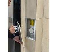 Hidden Tile Access Panel for Plumbing Inspection, 12x12 & 24x24 Inch, Decorative Vent Cover for Bathroom & Shower Valve Wall Hole Replacement