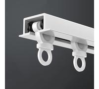 Hidden Track Recessed Ceiling Rail System for Room Dividers & Showers - Sleek Space-Saving Design for Easy Installation & Modern Home Décor Solutions