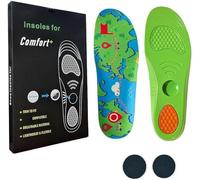 Hidden Tracker Shoe Inserts for AirTag - Universal Fit Insoles with Secret Pocket, Holder Case for Adults & Kids to Track Shoes (S)