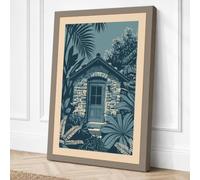 Hidden Tropical Sanctuary Canvas Wall Art Print 18x12 Inch