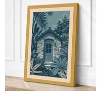 Hidden Tropical Sanctuary Canvas Wall Art Print 30x20 Inch