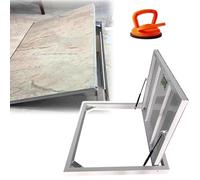 Hidden Wine Cellar Doors Internal, Heavy Duty Crawl Space Floor Hatch with Suction Cup Opener, Recessed Invisible Basement Entrance Door Kits for Tile/Wooden Flooring(LxW 54x27 inch)