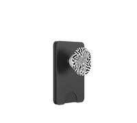 Hidden Zebra Optical Illusion PopSockets PopWallet for MagSafe