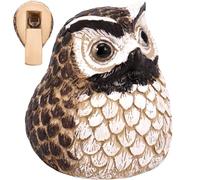 Hide a Key Outdoor Key Hiders Waterproof Keys Safe Storage Lock Box Fake Animal Hidden Safe Keys Storage Box Resin Garden Statues Ornament For Outside Yard Garden(Owl)