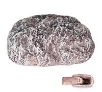 Hide A Key Outside, 10.5x8.5cm Resin Fake Rock Key Hider Outside, Waterproof Hider Safe Storage Lock Box for Garden, Geocaching, Yard (Style 2)