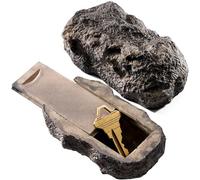 Hide a Key Outside Fake Rock - Looks & Feels like Real Stone - Safe for Outdoor Garden or Yard, Spare Key Storage, Weatherproof Key Holder, Blends with Landscaping by Rampro