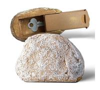 Hide A Key Outside Fake Rock - Spare Key Hiders Outside, Secret Key Holder Like A Real Stone, Rock Safe Storage Lock Box for Outdoor Yard Garden Statue Ornament