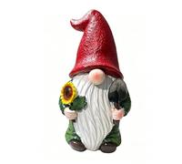 Hide a Key Outside Gnomes Statues Decor Key Hider Outdoor Hidden Key Box for Lawn Yard Hidden Spare Key Holder Lock Box Green)