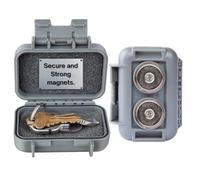 Hide a key outside with our magnetic key box for under car, hide key holder for outside, secure spare key hider with 2 Strong Neodymium Magnets