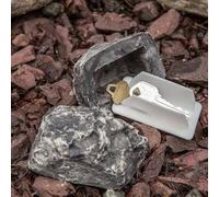 Hide-A-Key Realistic Looking Rock/Stone Key Safe Holder - Looks, Feels & Weighs Like Real Stone - Safe for Gardens, Yards, Geocaching, Durable & Weather Resistant