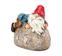 Hide A Key with Gnome, Secret Garden Key Hider, Weatherproof Outdoor Storage, Safe Spare Key Holder, Novelty Yard Decor