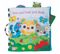 VTech Baby Hide and Peek Soft Book, Sensory Book with 6 Tactile Pages, Melodies and Songs and Detachable Bear, Interactive Toy, Gift for Babies 3, 6, 12, 18 Months Plus, English Version