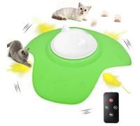 Hide and S at Toy,Rechargeable Whack-a-Mole Automatic Treat Reward,Interactive Cat Toy for Indoor Cats, Motion Touch Activated Electronic Cat Toys,Silicone Cat Play Mat for Bored Adult Kittens